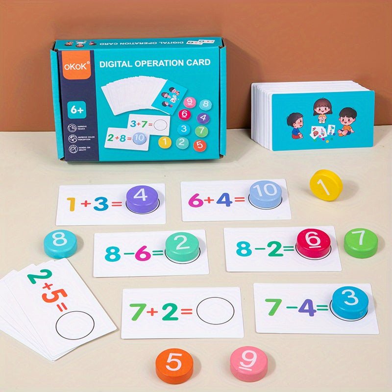 Aprende & Juega: Juguete Montessori de Lectura y Matemáticas para Niños 5-7 - Mejora Habilidades Divirtiéndote, Regalo Ideal para Fiestas - SACASUSA