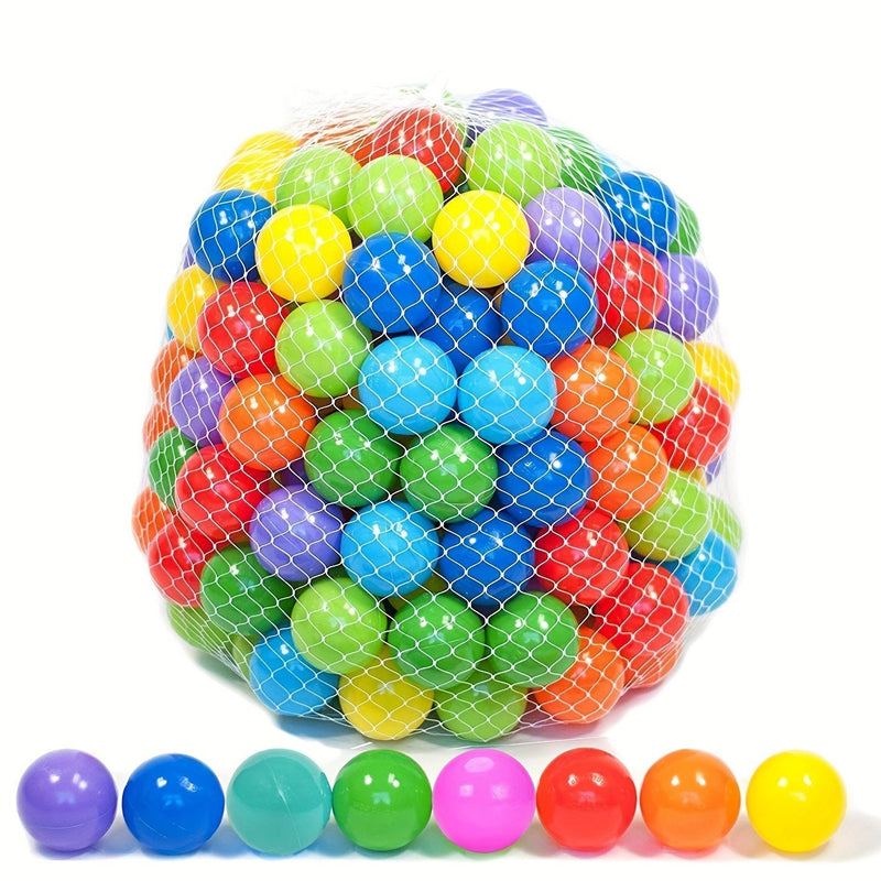 Bolas Coloridas y Seguras para Piscina de Pelotas (35pcs) - Irrompibles, No Tóxicas, Juego Festivo para Niños 6-12, Libres de BPA - SACASUSA