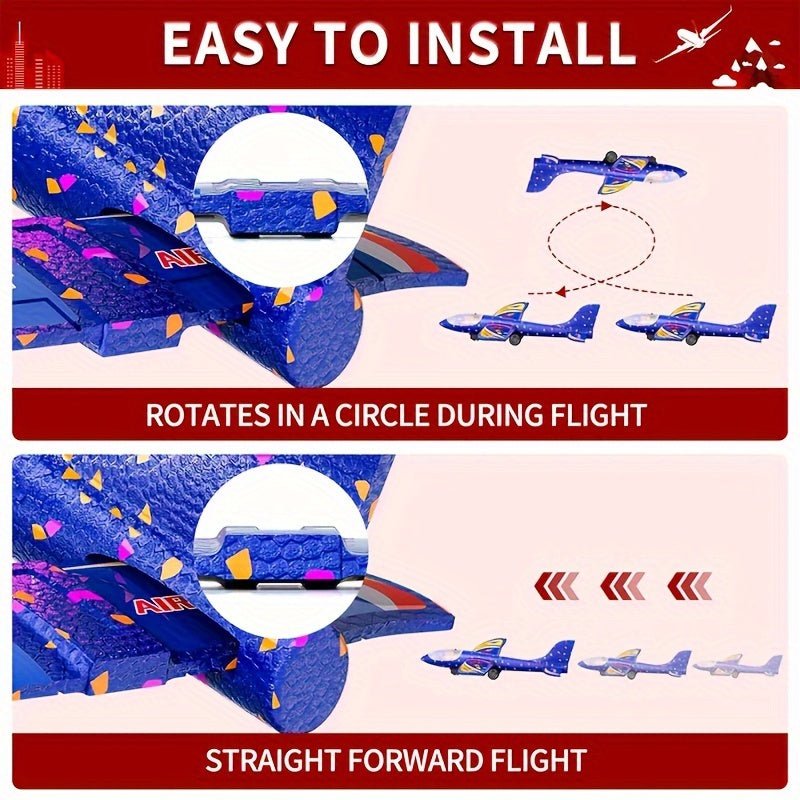 Despega hacia la Diversión con Chispa y Planeo: Avión de Espuma Brillante y Duradero para Juego Activo en Interior/Exterior - SACASUSA