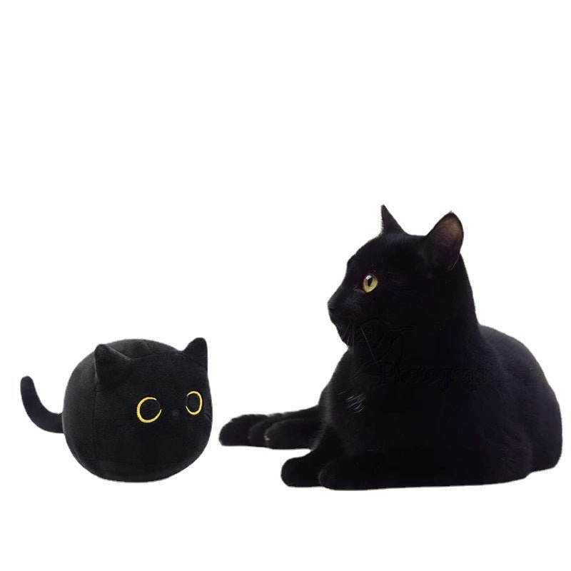 "Exclusivo Gato Negro de Peluche de 5"" - Regalo Perfecto y Decoración Festiva para Niños y Amantes de Cómics!" - SACASUSA