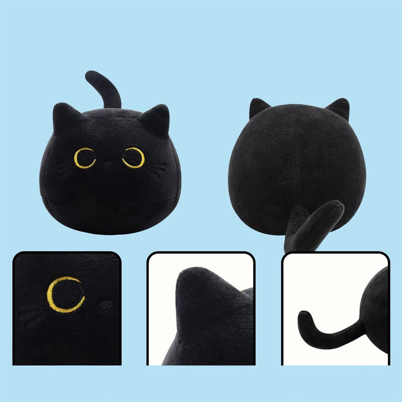 "Exclusivo Gato Negro de Peluche de 5"" - Regalo Perfecto y Decoración Festiva para Niños y Amantes de Cómics!" - SACASUSA