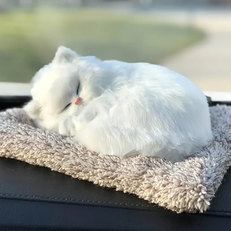 Gato Que Ronronea Al Ser Tocado, Gato De Simulación, Decoraciones Para El Hogar, Muñeco De Peluche, Adorno Para El Coche, Regalo Para La Novia, Cálido Compañero, Linda Mascota De Simulación. Regalos De Vacaciones, Regalo De Año Nuevo - SACASUSA