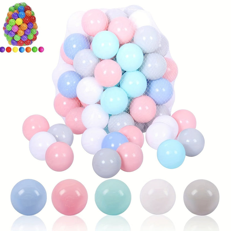 iTechjoy 20pcs Bolas de Foso Oceánicas Versátiles - Mejoran el Juego y Fotos, Perfectas para Fiestas Festivas & Piscina Infantil; Duraderas, Fácil de Limpiar - SACASUSA