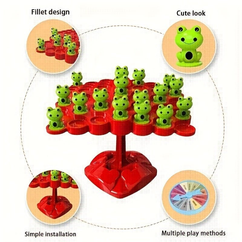 Juego de "árbol de equilibrio de rana", Juegos de batallas para niños - ideal para regalar - SACASUSA