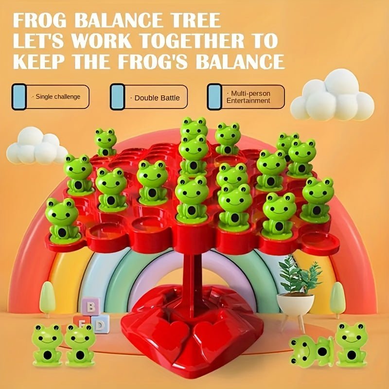 Juego de "árbol de equilibrio de rana", Juegos de batallas para niños - ideal para regalar - SACASUSA