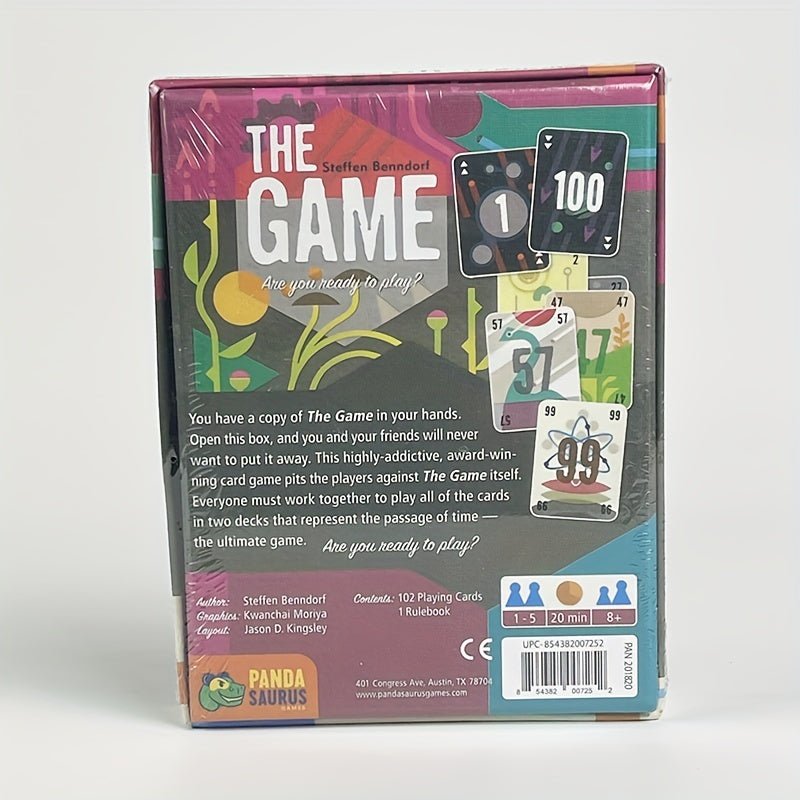 Juego de Navidad "The Game" de Stefen Benndorf. Regalo para jugar en Navidad, Halloween y Día de Acción de gracias. - SACASUSA