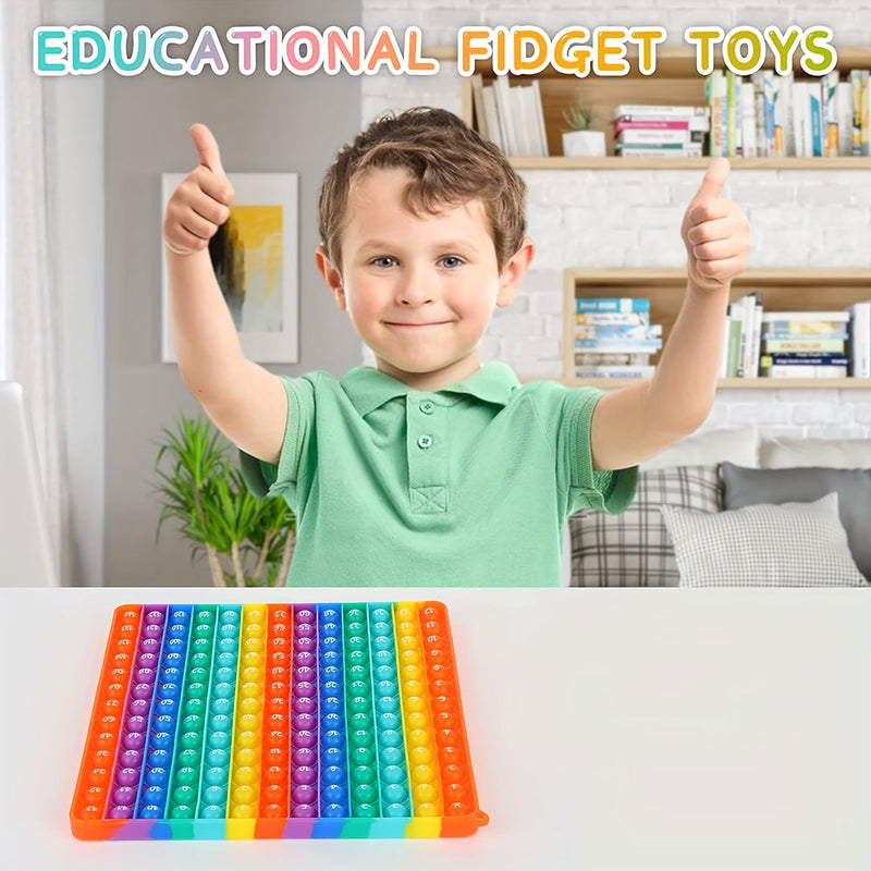 Juguete Interactivo de Burbujas para Matemáticas 12x12 – Aprende la Multiplicación de Forma Divertida con Fidget Educativo para Aliviar el Estrés para Todas las Edades - SACASUSA