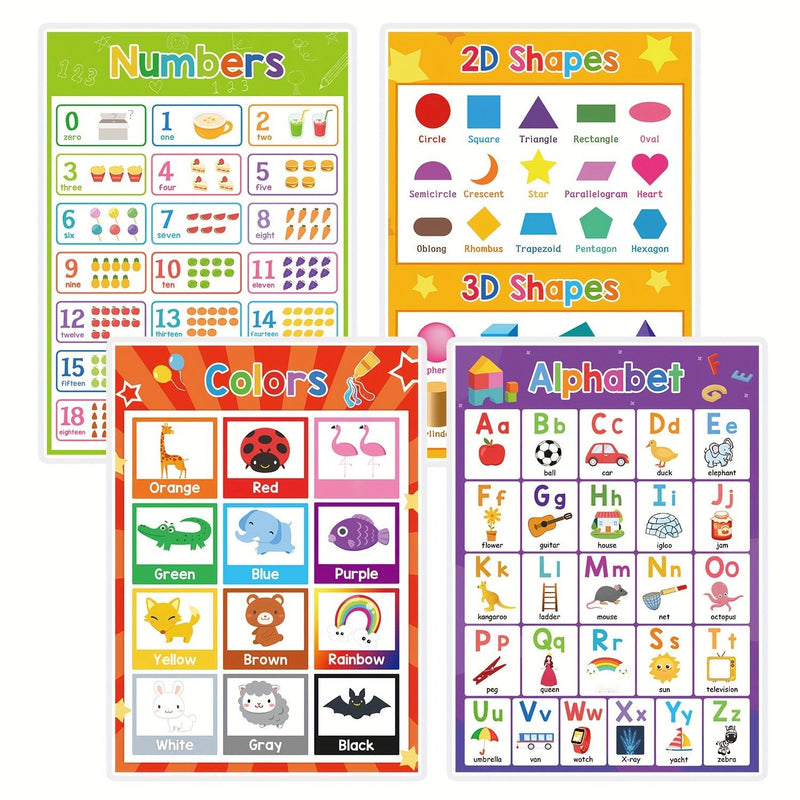 Potencia el Vocabulario con Divertidos y Atractivos Posters A4 para Aprender Inglés: 20 Hojas Temáticas para Niños – Ideal para Preescolar y Casa - SACASUSA