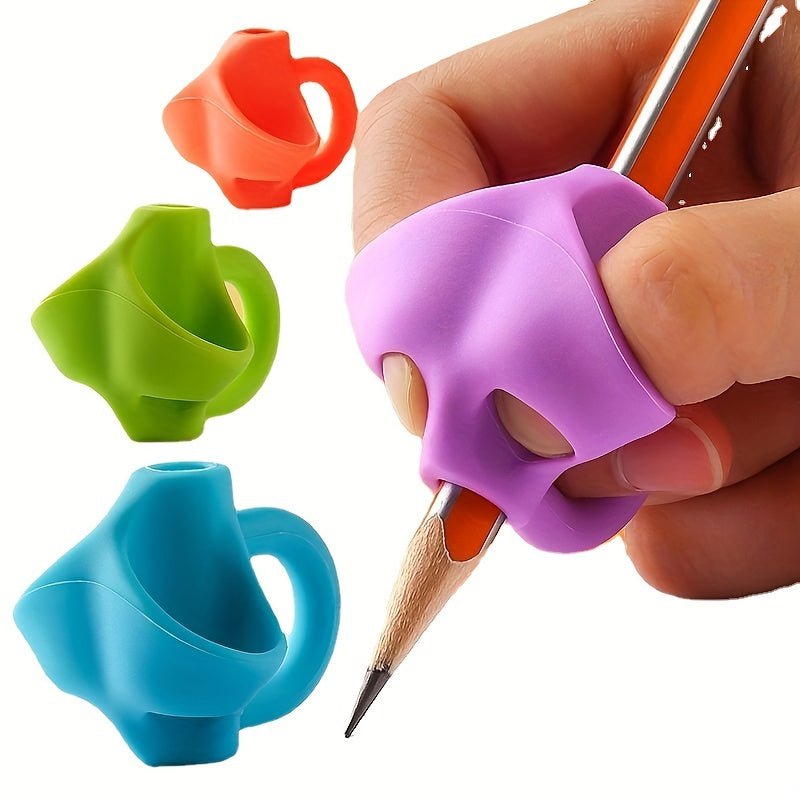 Set de 5 Piezas para Mejorar la Escritura Infantil: Empuñaduras Ergonómicas para Comodidad y Postura Correcta - SACASUSA