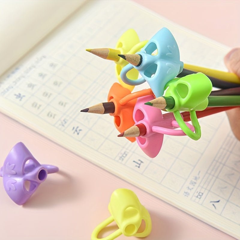 Set de 5 Piezas para Mejorar la Escritura Infantil: Empuñaduras Ergonómicas para Comodidad y Postura Correcta - SACASUSA