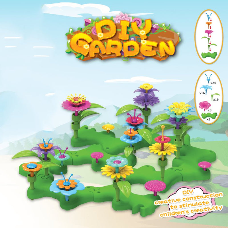 Set de Juego de Jardín STEM de 72 Piezas: Diversión Educativa y Creativa para Niños de 3-6 Años - Regalo Ideal para Preescolar - SACASUSA