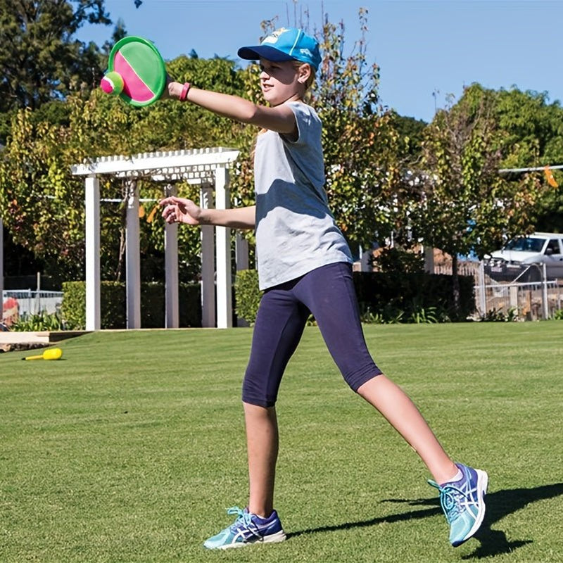 Set de Paddle Ball para Playa y Jardín - Juego Familiar al Aire Libre, Regalo Ideal para Niños de 6-8 Años - SACASUSA