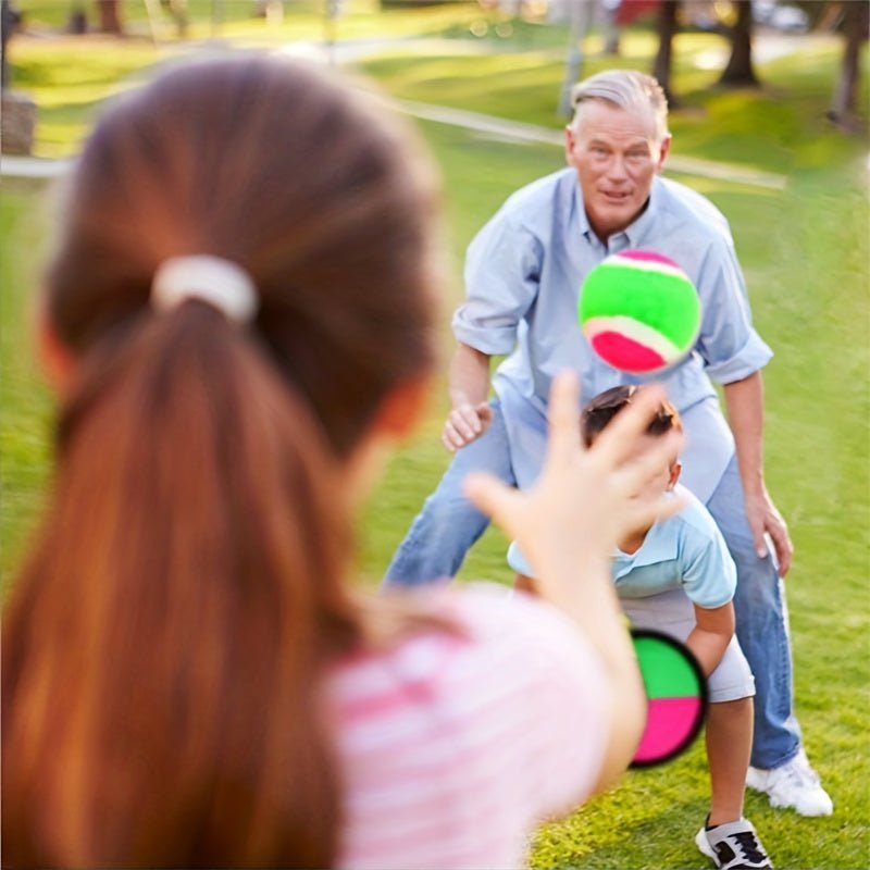 Set de Paddle Ball para Playa y Jardín - Juego Familiar al Aire Libre, Regalo Ideal para Niños de 6-8 Años - SACASUSA