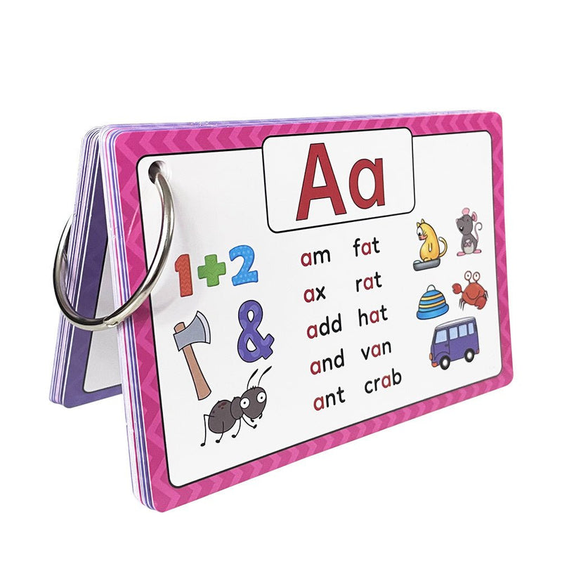 Tarjetas De Aprendizaje De Fonética Del Alfabeto Reutilizables Para Niños: ¡Aprende Las Letras Del ABC Y Las Palabras CVC Con Práctica De Escritura! - SACASUSA