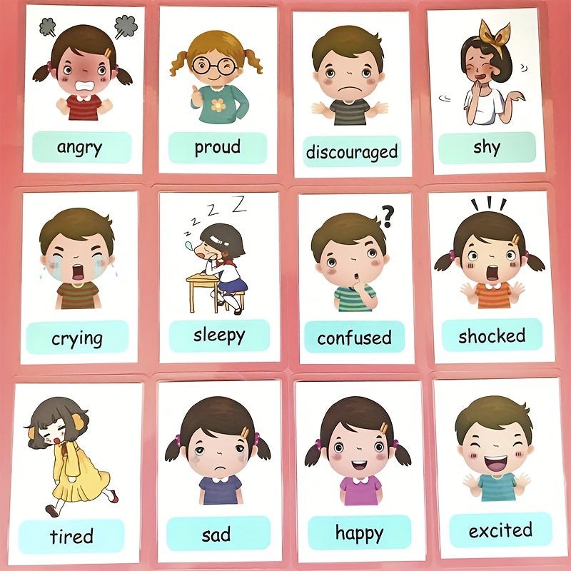 Tarjetas Didácticas Montessori de Vocabulario en Inglés: Juego de Memoria y Aprendizaje Divertido con Dibujos Animados para Niños - SACASUSA