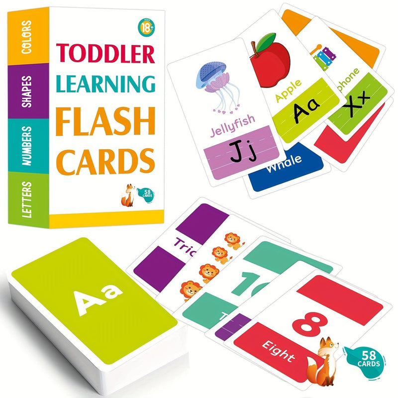 Tarjetas Educativas Interactivas para Preescolar - ¡Aprende Colores, Números, Animales y el Alfabeto Inglés de Forma Divertida! - SACASUSA