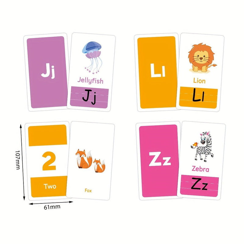 Tarjetas Educativas Interactivas para Preescolar - ¡Aprende Colores, Números, Animales y el Alfabeto Inglés de Forma Divertida! - SACASUSA