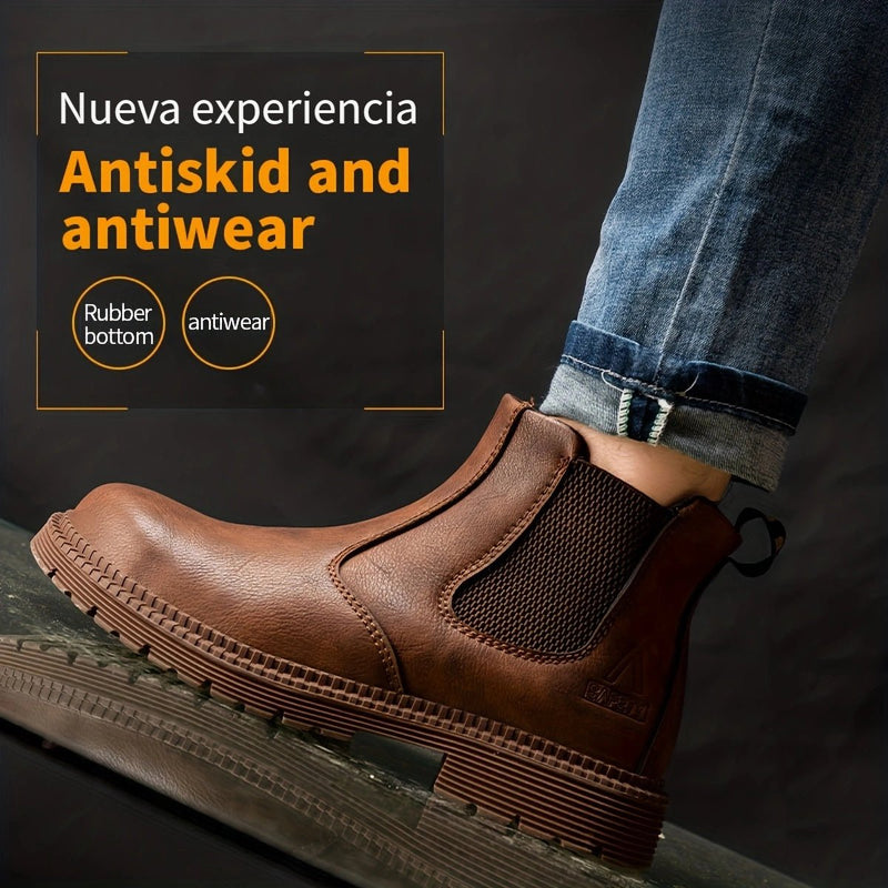 Zapatos De Seguridad Dian Sen Con Puntera De Acero, Resistentes Al Desgaste Y Antideslizantes, Ideales Para La Construcción Industrial Y Actividades Al Aire Libre. - SACASUSA