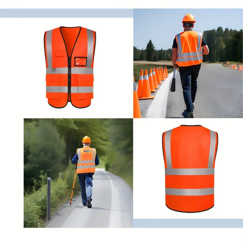 1 Camiseta Interior Reflectante, Sitio De Construcción De Seguridad De Tráfico Nocturno, Ropa Reflectante Fluorescente De Construcción, Chaleco De Jardinería De Saneamiento Para Montar, Chalecos Protectores - SACASUSA