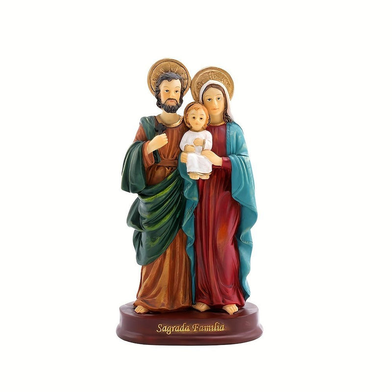 1 Estatua De La Sagrada Familia, Estatuas De La Sagrada Familia Católica Con El Niño Jesús, Regalo Religioso, Figura De La Sagrada Familia Jesús María José, Adecuada Para Decoración Religiosa, Decoración De La Habitación, Decoración Del Hogar - SACASUSA