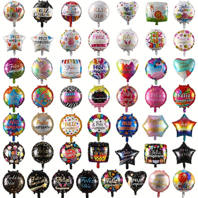 10 Globos De Papel De Aluminio De Cumpleaños Españoles De 18 Pulgadas Feliz Cumpleanos Te Quiero Air Baloes Event Party Decorations Air Golobs, Globo De Película De Aluminio, Accesorio Para Fotos De Cumpleaños, Arreglo De Decoración De Escena - SACASUSA