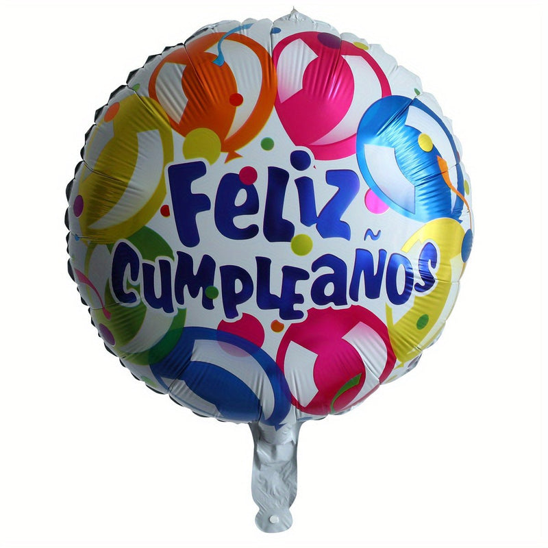 10 Globos De Papel De Aluminio De Cumpleaños Españoles De 18 Pulgadas Feliz Cumpleanos Te Quiero Air Baloes Event Party Decorations Air Golobs, Globo De Película De Aluminio, Accesorio Para Fotos De Cumpleaños, Arreglo De Decoración De Escena - SACASUSA