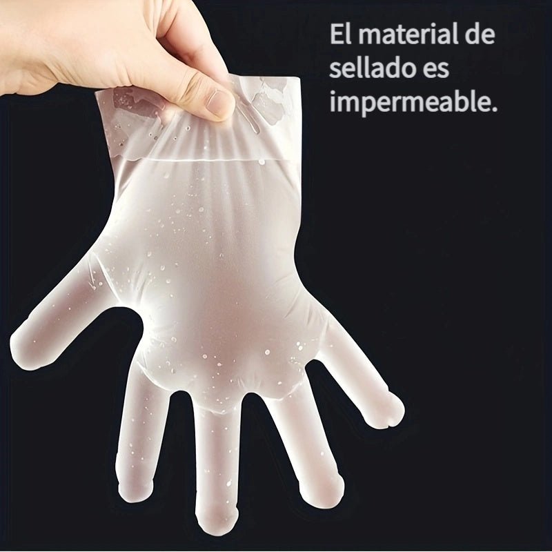 100 Uds, Guantes Desechables De PVC De Calidad Alimentaria Para Catering, Látex Para Hornear, Goma Transparente Gruesa, Nitrilo, Protección Especial Para Cocina - SACASUSA