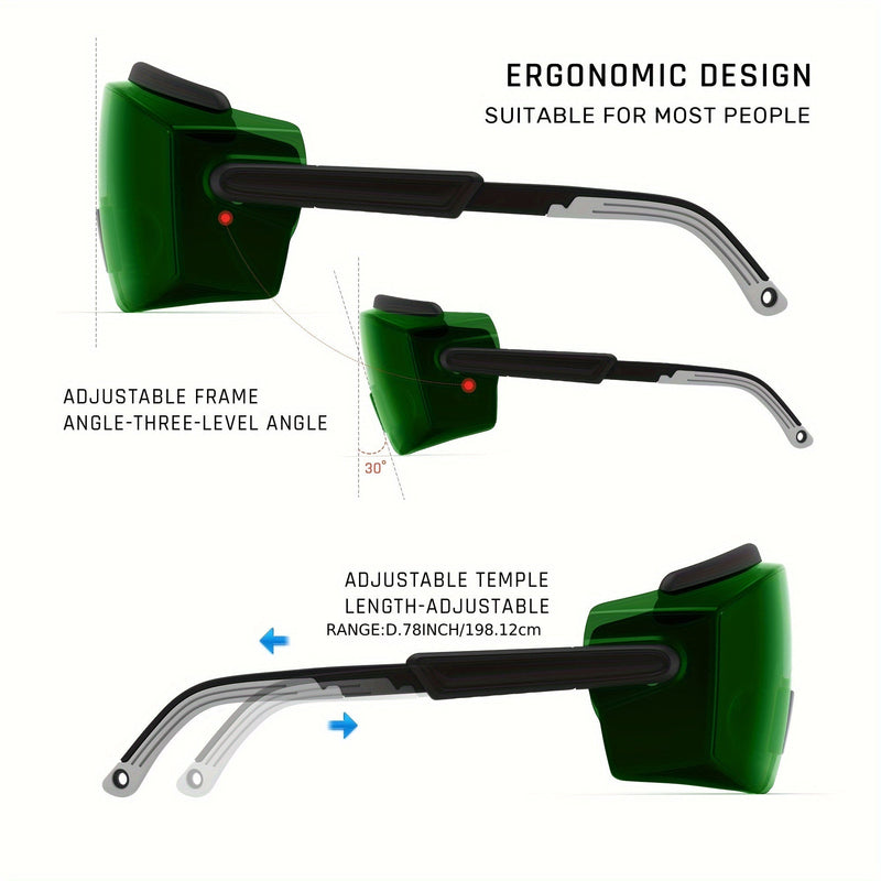 1pc LAIYIKE Gafas De Seguridad Para Láser, IPL 200nm-2000nm Gafas De Seguridad Para Láser Para Láser, Tratamiento De Depilación Y Operador De Cosmetología Láser, Protección Ocular Con Soldadura Láser - SACASUSA