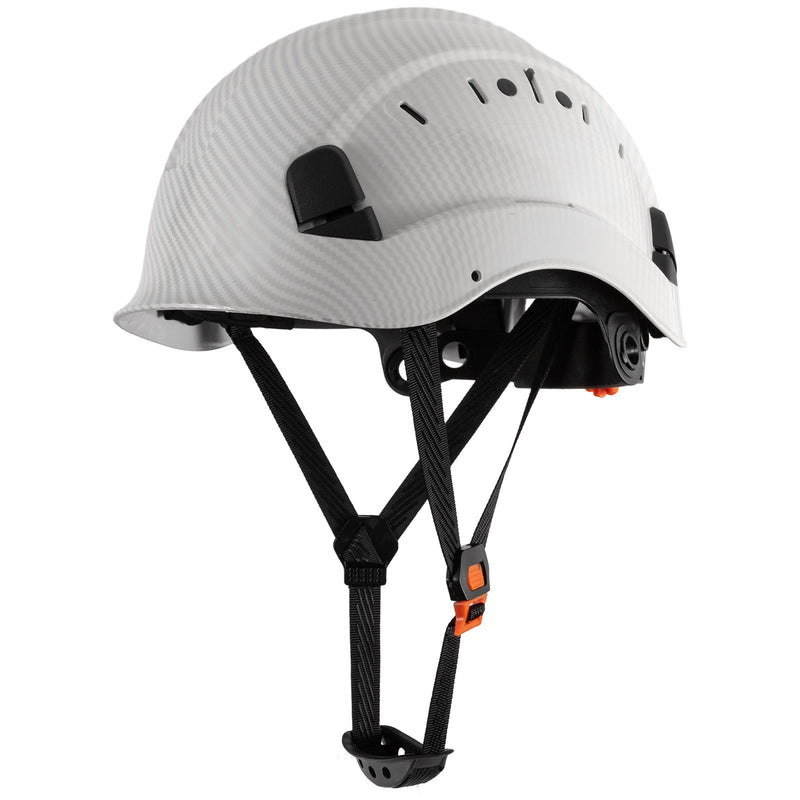 1pc LOEBUCK Patrón De Fibra De Carbono, Sombrero De Ingeniería Sombrero De Seguridad Laboral De Fibra De Carbono, Sombrero Protector De Construcción - SACASUSA