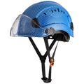 1pc LOEBUCK Patrón De Fibra De Carbono, Sombrero De Ingeniería Sombrero De Seguridad Laboral De Fibra De Carbono, Sombrero Protector De Construcción - SACASUSA