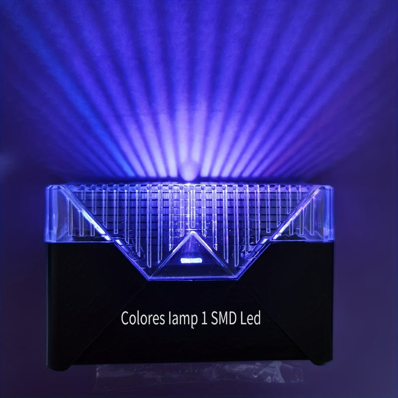 4 Unids/pack Escalera LED Lámpara Solar IP65 Impermeable Al Aire Libre Jardín Luz Camino Patio Escalones Valla Lámparas Jardín Decoración Luz Solar Al Aire Libre - SACASUSA