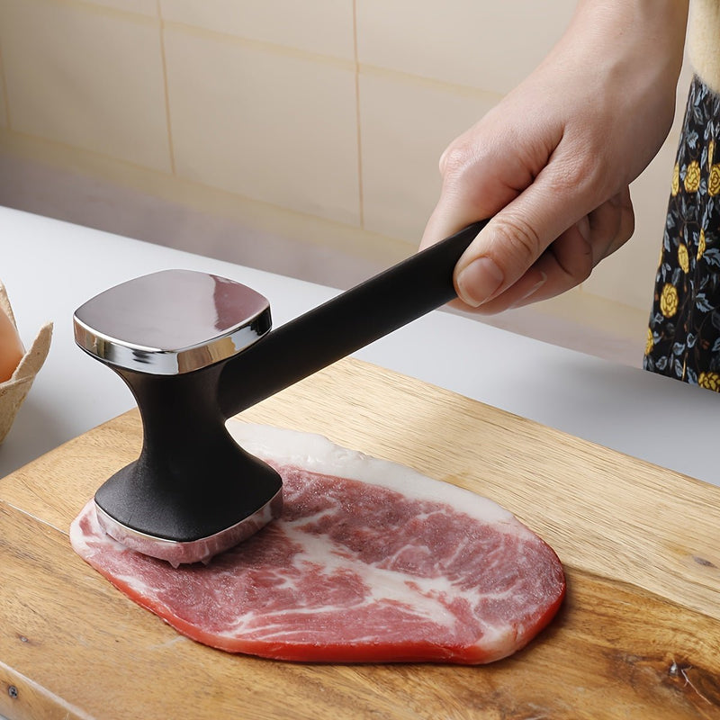 Ablandador de Carne de Alta Calidad, Duradero - Versátil & Fácil de Usar Martillo de Carne de Aleación de Zinc para Platos Suculentos - Gadget de Cocina Esencial 1pc - SACASUSA