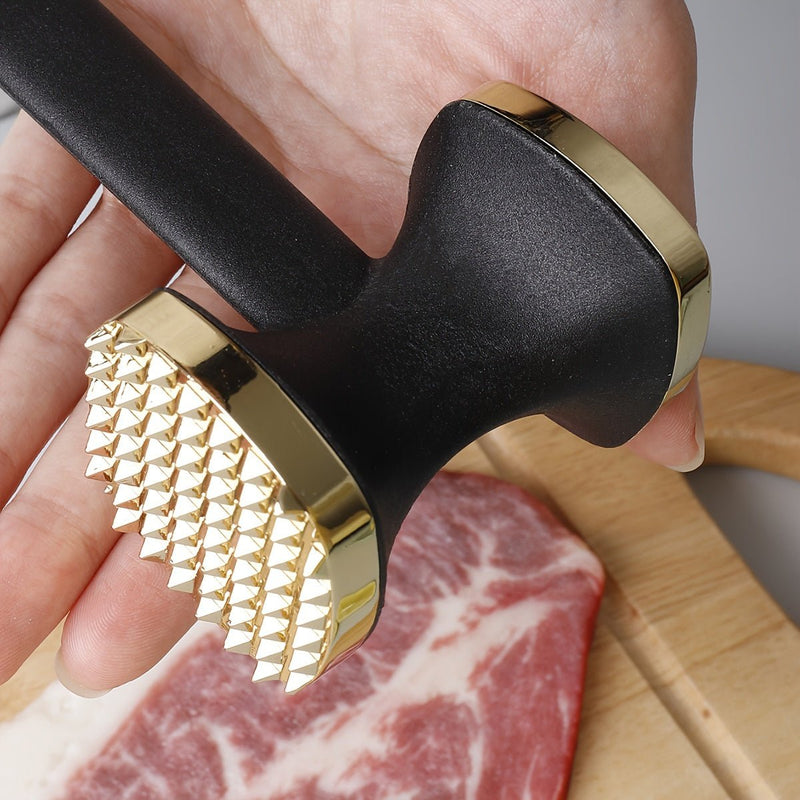 Ablandador de Carne de Alta Calidad, Duradero - Versátil & Fácil de Usar Martillo de Carne de Aleación de Zinc para Platos Suculentos - Gadget de Cocina Esencial 1pc - SACASUSA