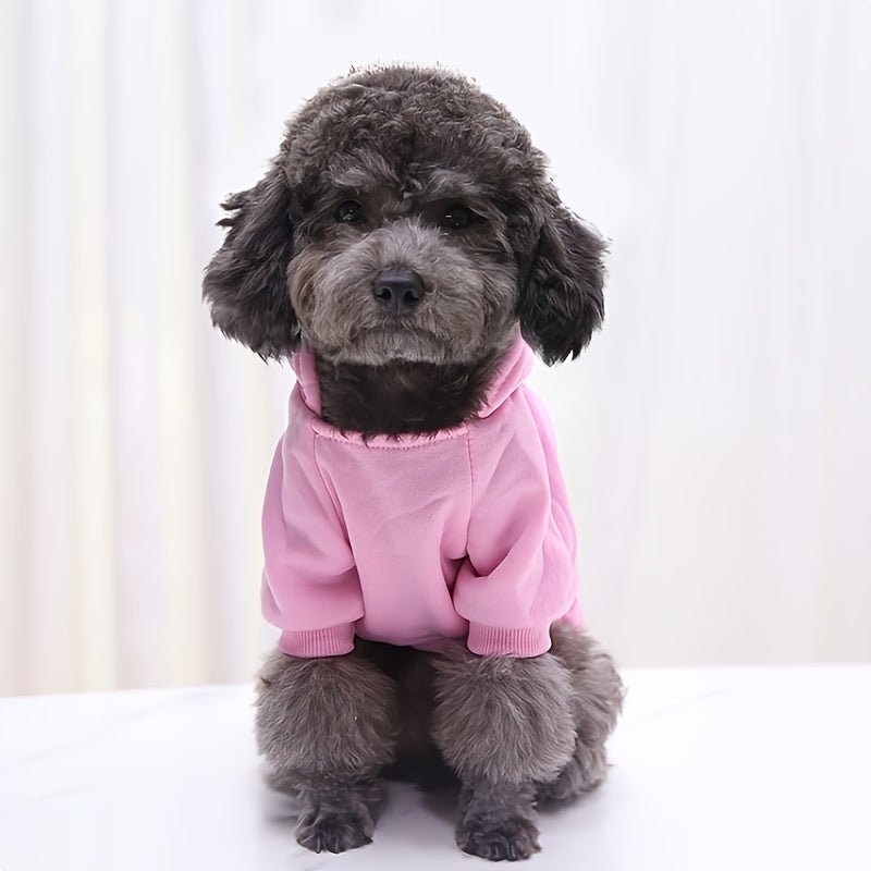 ¡Abrígate con estilo! Sweater de invierno superior para perros: Suave, cálido, tejido de 100% poliéster, lavable a máquina, perfecto para razas pequeñas - SACASUSA