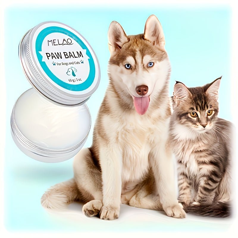 Bálsamo Natural para Protección de Patas de Perros y Gatos: Protege de Pavimentos Calientes, Alivia Patas & Nariz Secas, Restaura Patas Agrietadas, Cera Hidratante Segura - SACASUSA