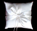 Boda nupcial Amor Nudo Satén Arco Anillo Almohada Portador Accesorios de boda Marfil Blanco Negro Marrón Rojo Rosa Borgoña Vino Hermosa Cinta - SACASUSA
