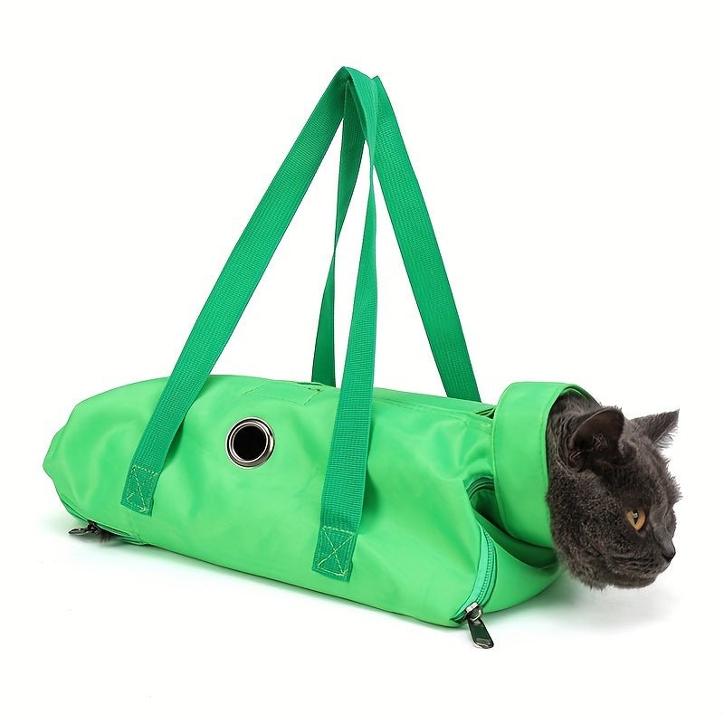 Bolsa De Aseo Para Gatos, Ayudante De Hamaca, Eslingas Para Transportar Mascotas, Bolsa De Sujeción Para El Aseo De Perros Y Gatos, Bolsa De Viaje Portátil Para Animales Para Bañarse, Cortar Uñas - SACASUSA