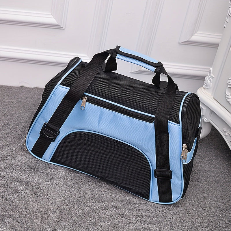 Bolsa Portátil Plegable De Viaje Para Mascotas, Bolsa Cruzada De Salida Transpirable Para Gatos - SACASUSA