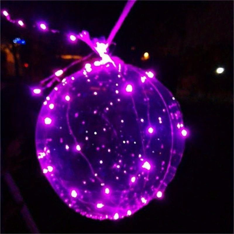 Brillantes Globos LED de 20 pulgadas en Múltiples Juegos. Perfectos para todas las Ocasiones, tanto Interior como Exterior. Crean un Ambiente Festivo. Baterías No Incluidas - SACASUSA