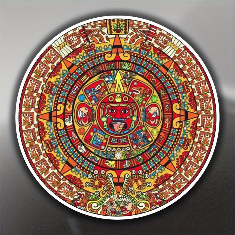 Calendario Azteca Maya Pegatina De Vinilo Para Parachoques De Coche Mexicano - SACASUSA