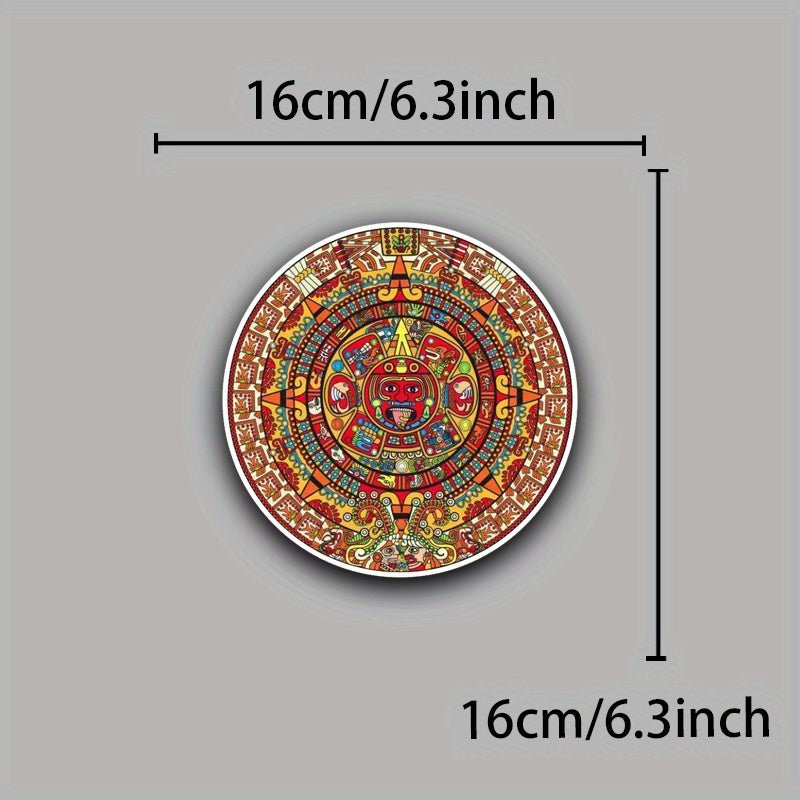 Calendario Azteca Maya Pegatina De Vinilo Para Parachoques De Coche Mexicano - SACASUSA