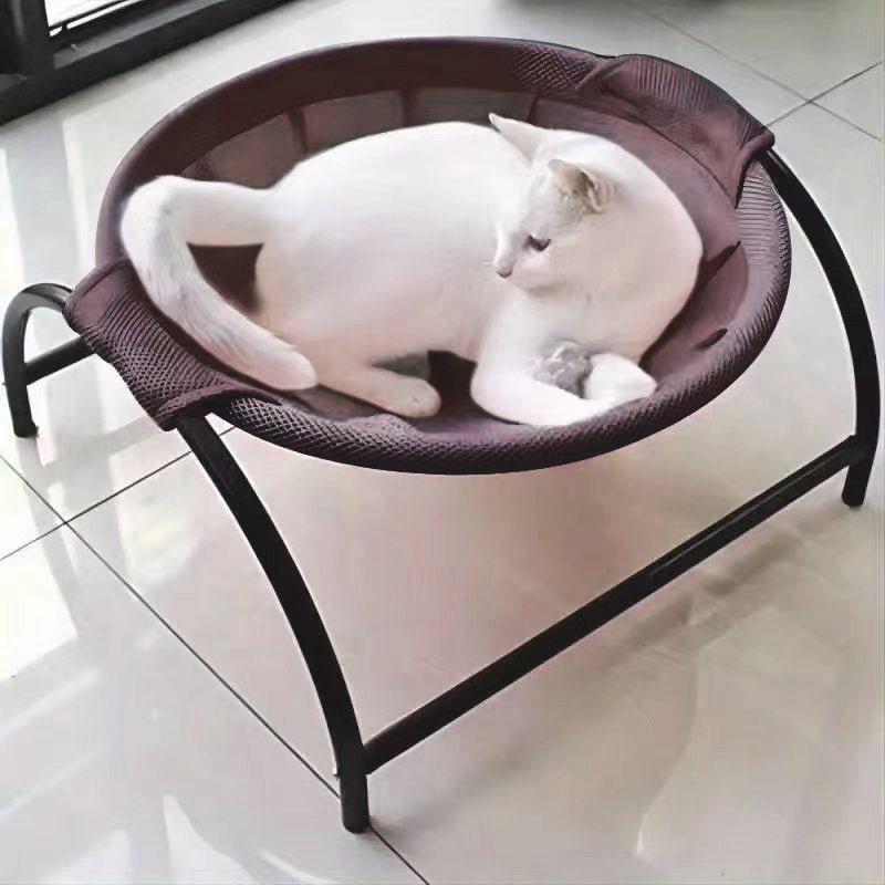 Cama Hamaca Supreme para Gatos: Acero Aleado Duradero, Desmontable, Transpirable y Refrescante para el Lujo Definitivo de la Siesta del Gato - SACASUSA