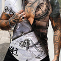 Camisas con botones y cuello en V de manga corta con estampado 3D para hombre, ropa de verano para hombre, camisetas gráficas, camisetas de pijama novedosas para hombre - SACASUSA