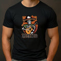 Camiseta Con Estampado De Calavera Al Estilo De México Para Hombres, Elegante Top De Manga Corta, Ropa De Hombre - SACASUSA