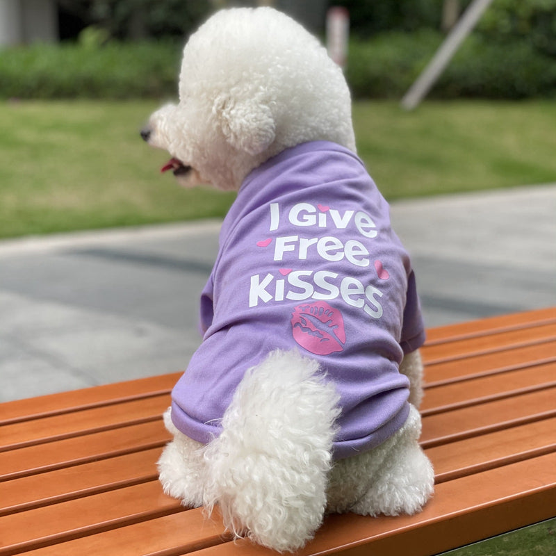 Camiseta de Mascota Durable y Bonita de San Valentín para Perros Pequeños y Medianos - 100% Poliéster, Lavable a Mano, Garantizando Comodidad y Estilo.” - SACASUSA