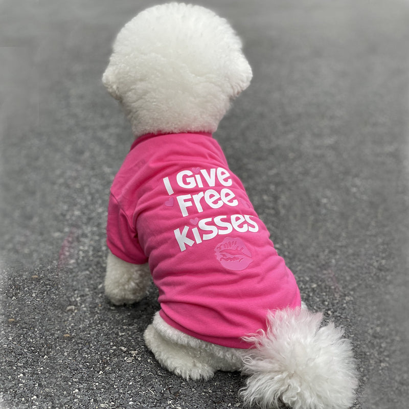 Camiseta de Mascota Durable y Bonita de San Valentín para Perros Pequeños y Medianos - 100% Poliéster, Lavable a Mano, Garantizando Comodidad y Estilo.” - SACASUSA