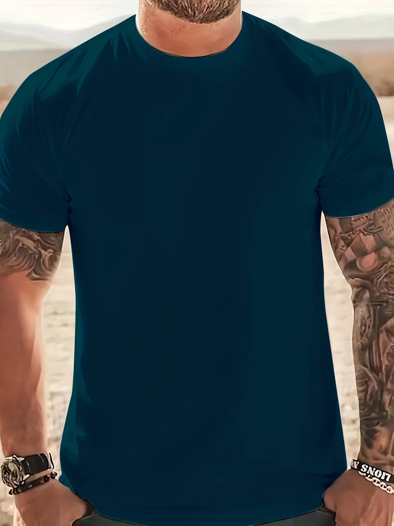 Camiseta de Verano para Hombre 'Criado Bien' - Corte Regular, Cuello Redondo, Fácil de Cuidar con Tejido de Punto Duradero y Cómodo - SACASUSA