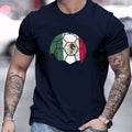 Camiseta Estampada De Fútbol Mexicano, Camisetas Para Hombres, Camiseta Casual De Manga Corta Para El Verano - SACASUSA