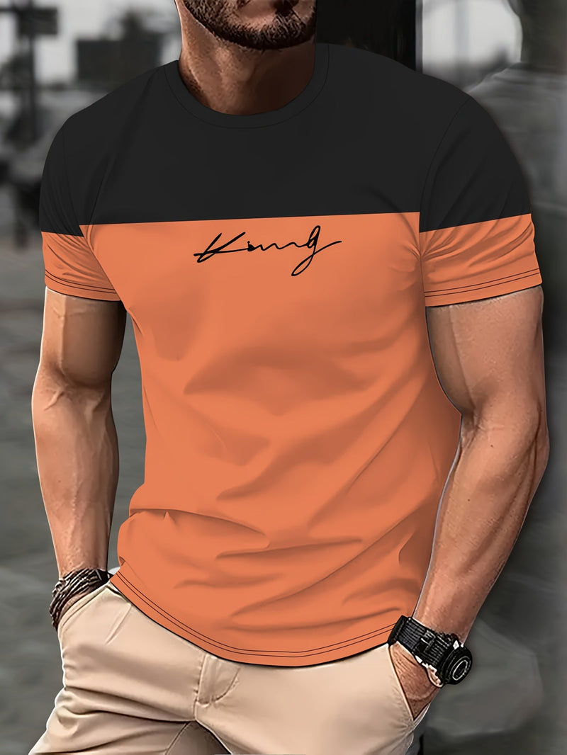 Camiseta Gráfica de Hombre Confortable - Fácil Mantenimiento, Transpirable y de Cuello Redondo para Verano - SACASUSA