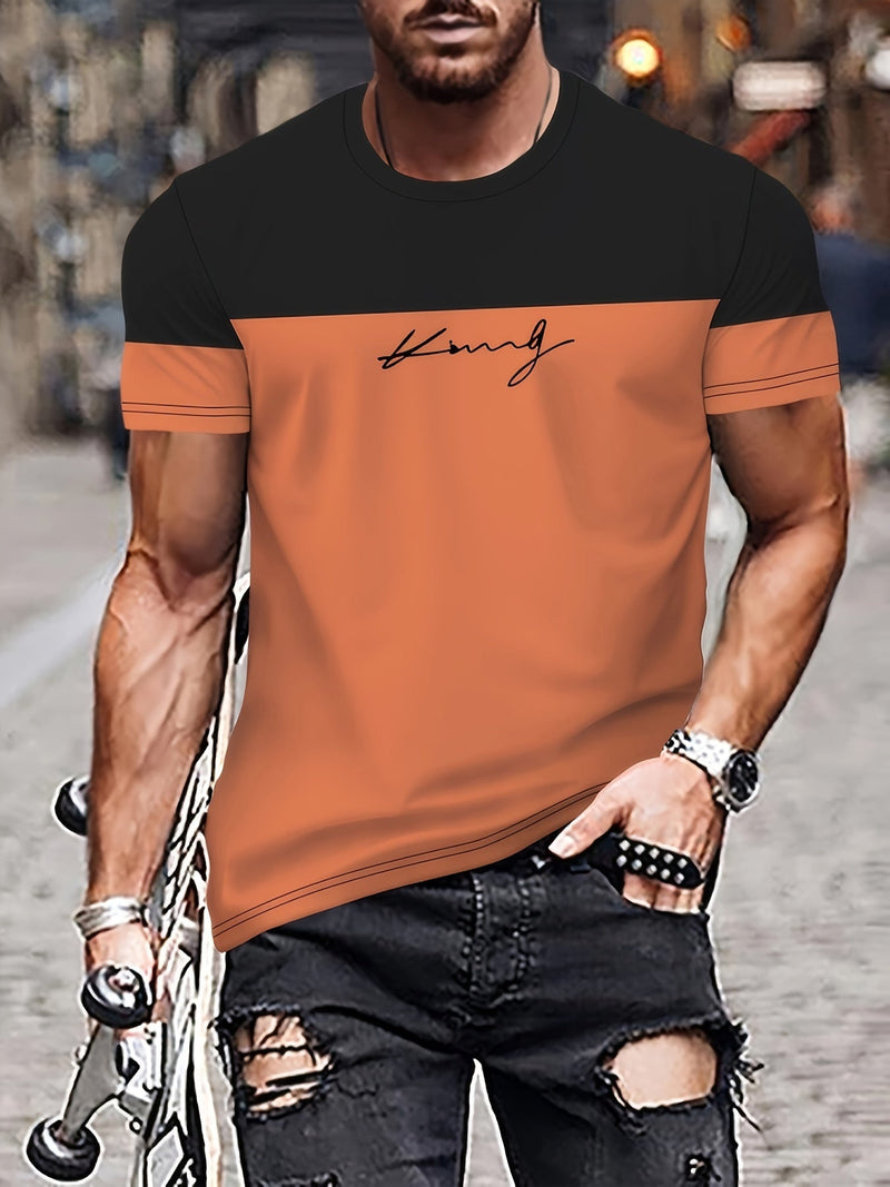 Camiseta Gráfica de Hombre Confortable - Fácil Mantenimiento, Transpirable y de Cuello Redondo para Verano - SACASUSA